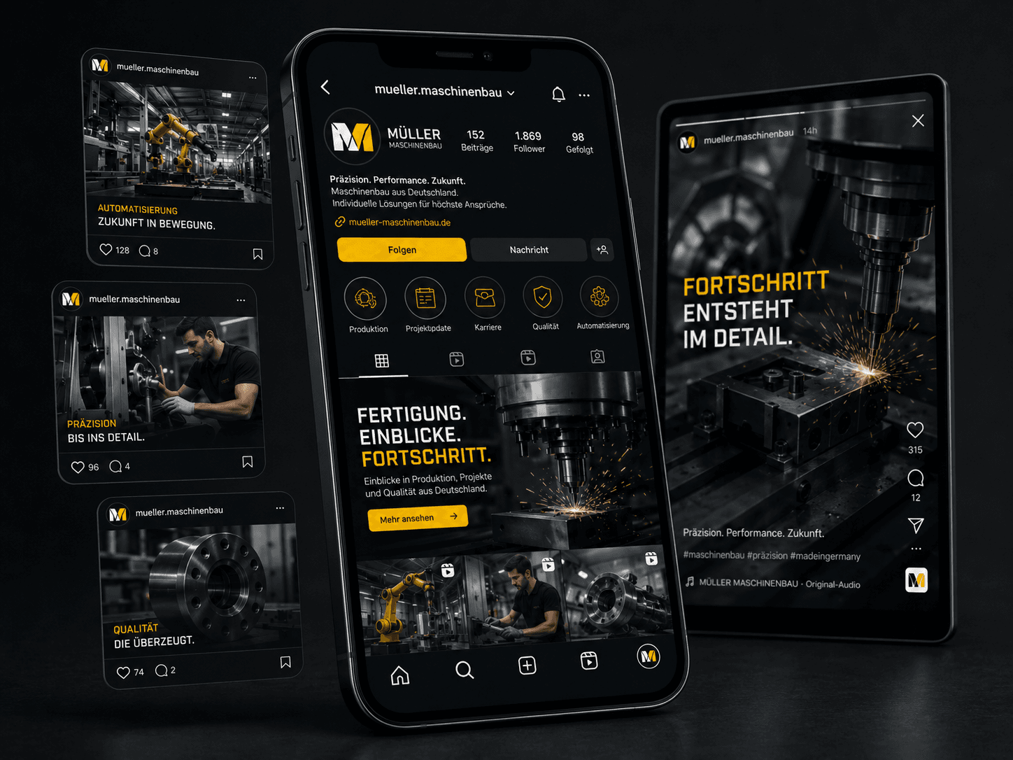 Von Schurz Marketing betreuter Social-Media-Auftritt